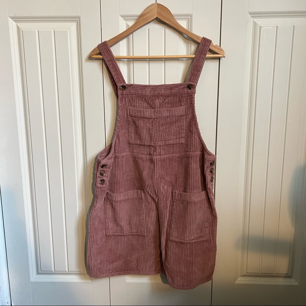 Corduroy Overall Dress